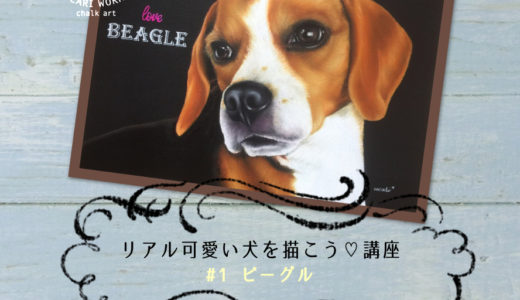【５月】リアル可愛い犬を描こう講座 #1 ビーグル　開催しました！