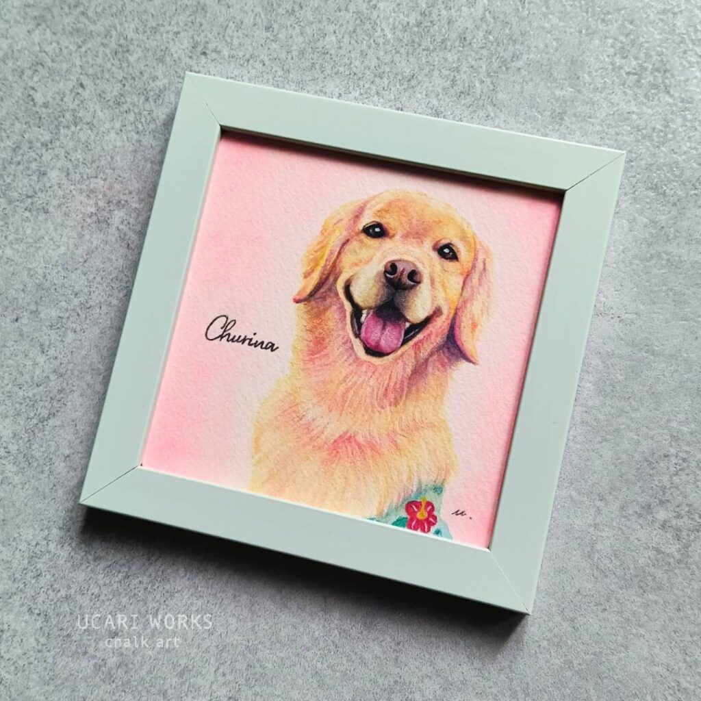 ラブラドール 水彩色鉛筆